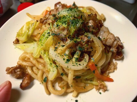 焼うどん　ソース味